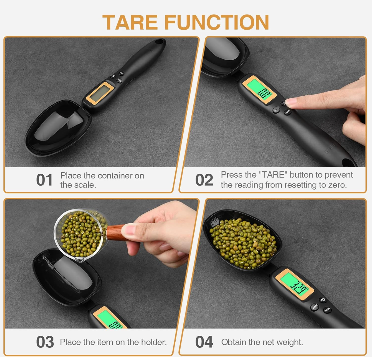 Digital Measurement Spoon with LCD Display