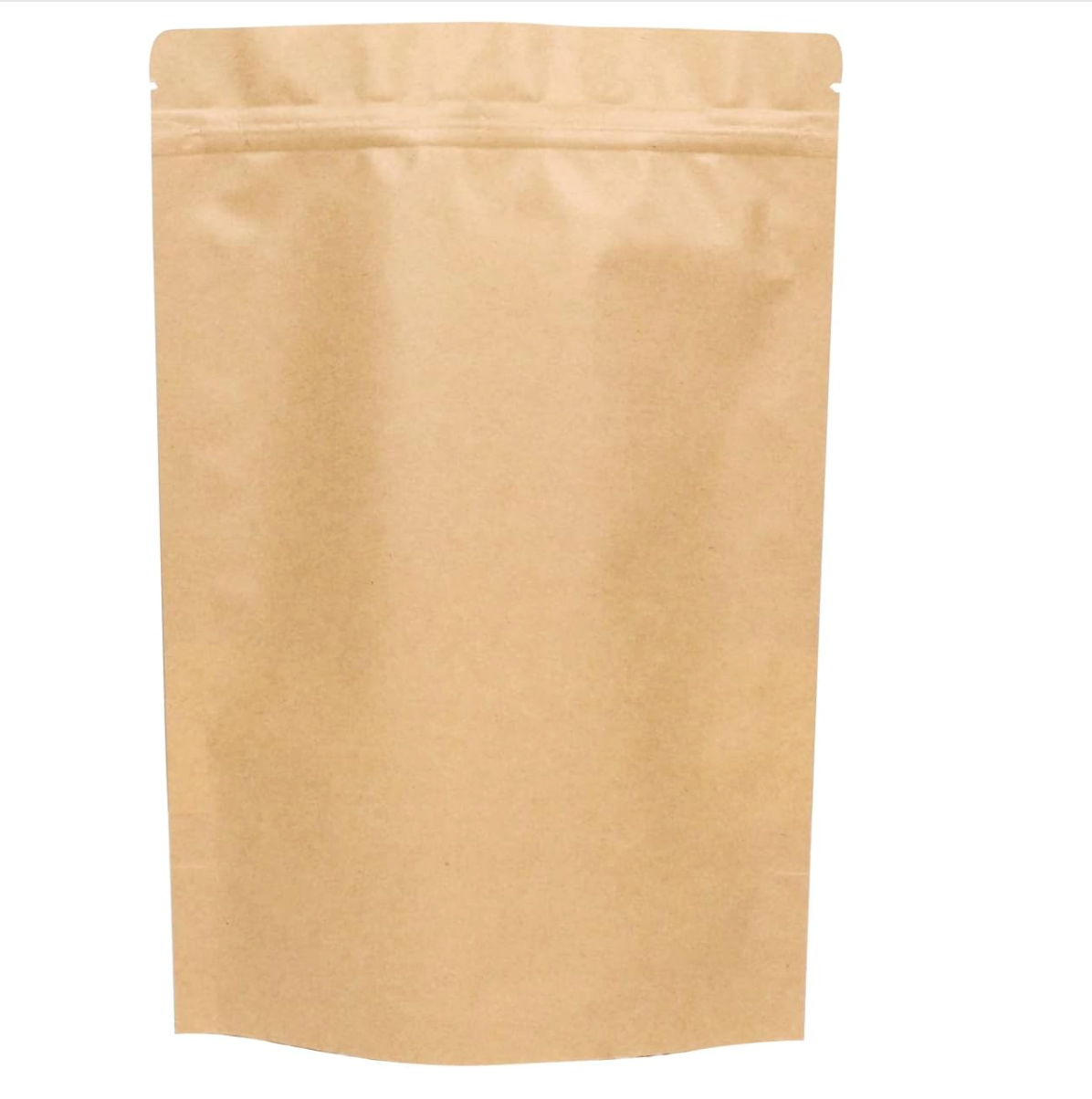 Resealable Kraft Paper Pouch