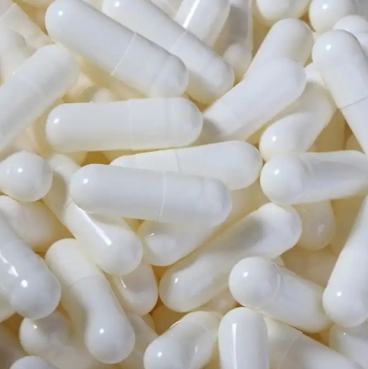 White Gelatin Capsules Size 0