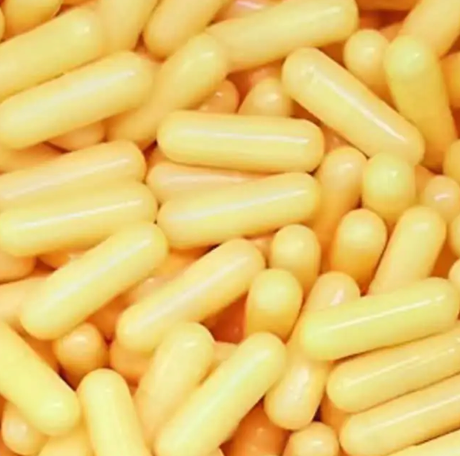 Yellow Gelatin Capsules Size 0