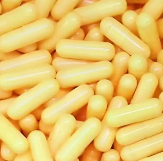 Yellow Gelatin Capsules Size 0