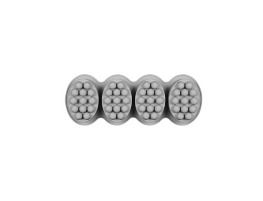 4 Cavity Massage Bar Silicone Soap Mould