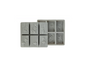 6 Cavity Mixed Honeybee Comb Silicone Mould