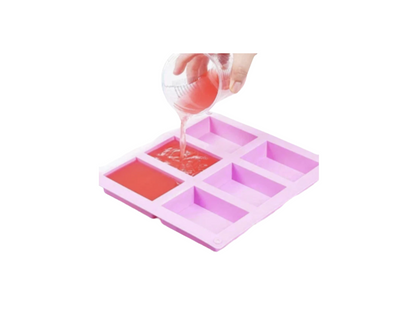 6 Cavity Rectangle Silicone Mould
